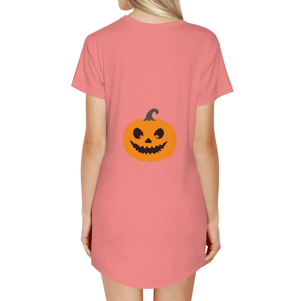 TShirt Printing: Cheerful Halloween Pumpkin Design|ghostface button up shirt spirit halloween