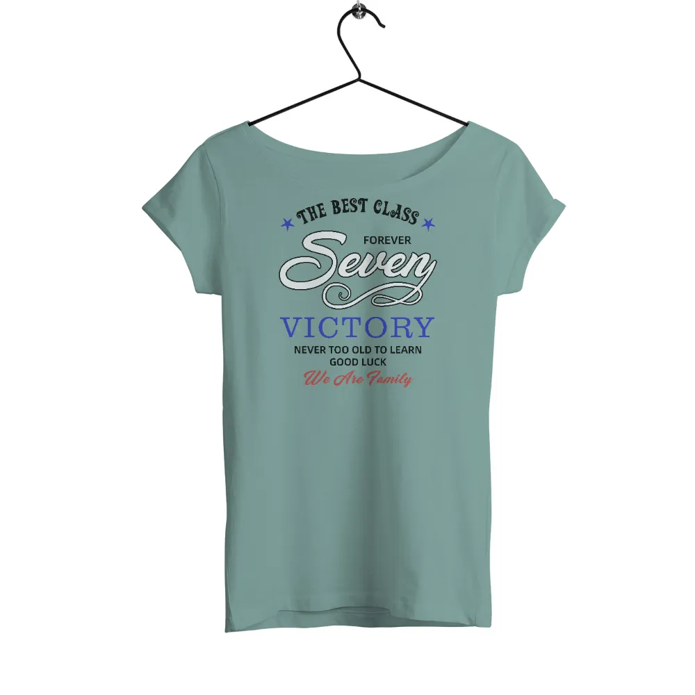 T-Shirts Pattern: Seven Victory - Unity and Lifelong Learning|easter t shirts for family