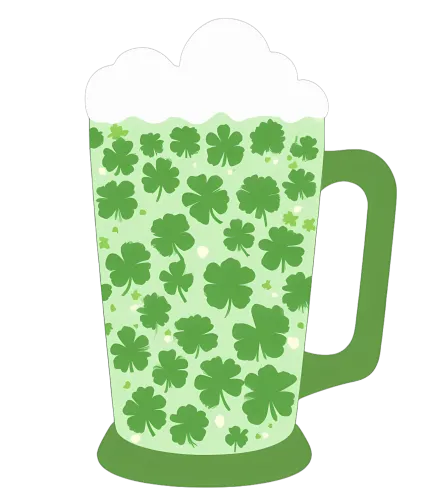 Graphic Tees: Shamrocks and Green Beer - Celebrate Saint Patrick's Day