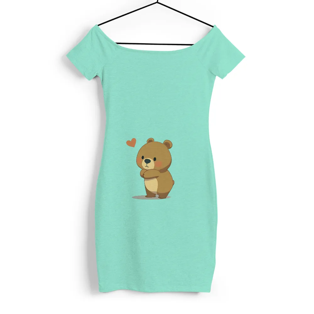 Graphic Tees: Cute Bear with Heart - Love and Self-Love|betty boop pooh bear shirt