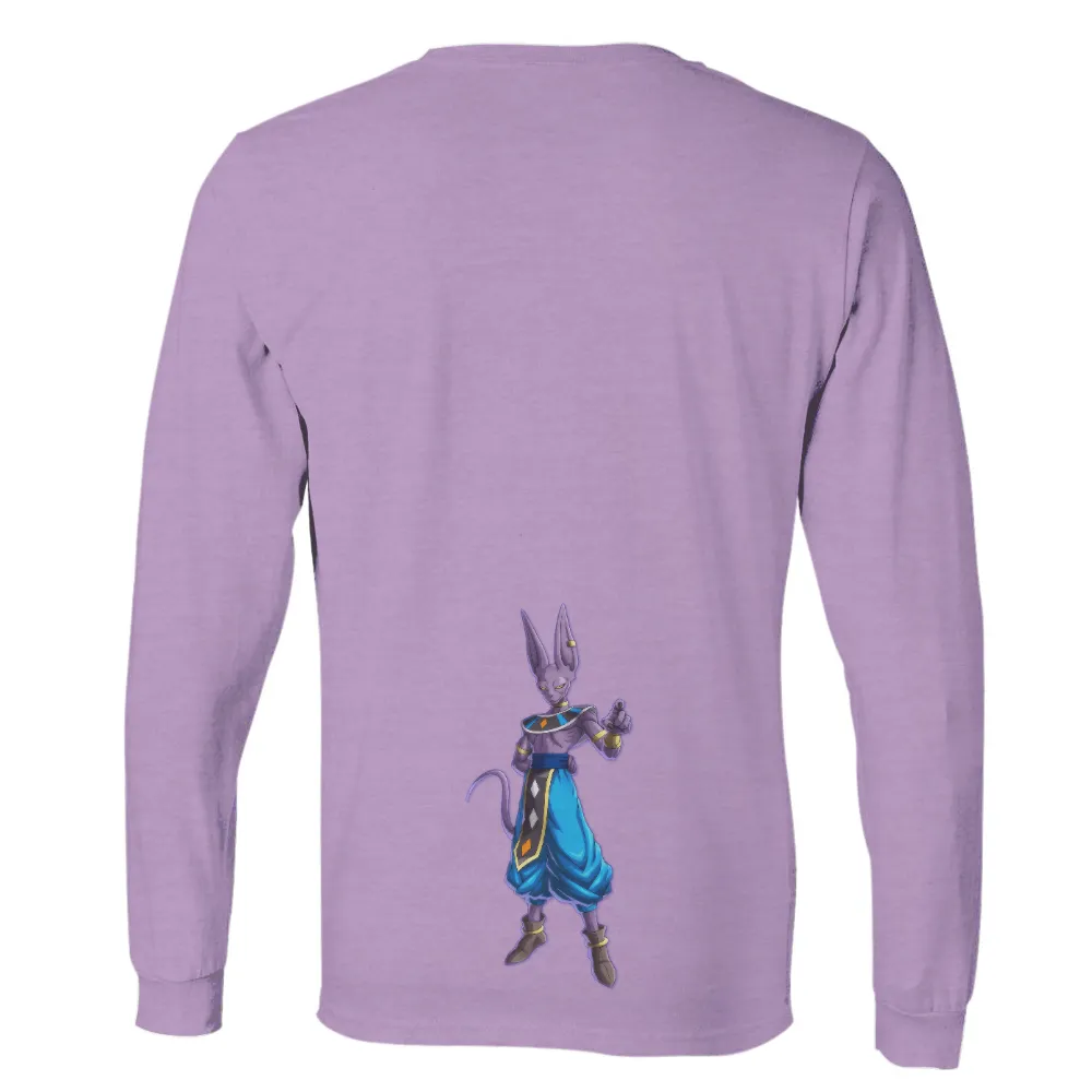 T-Shirt Printing: Anime Power - Beerus from Dragon Ball|dragon ball father's day shirt