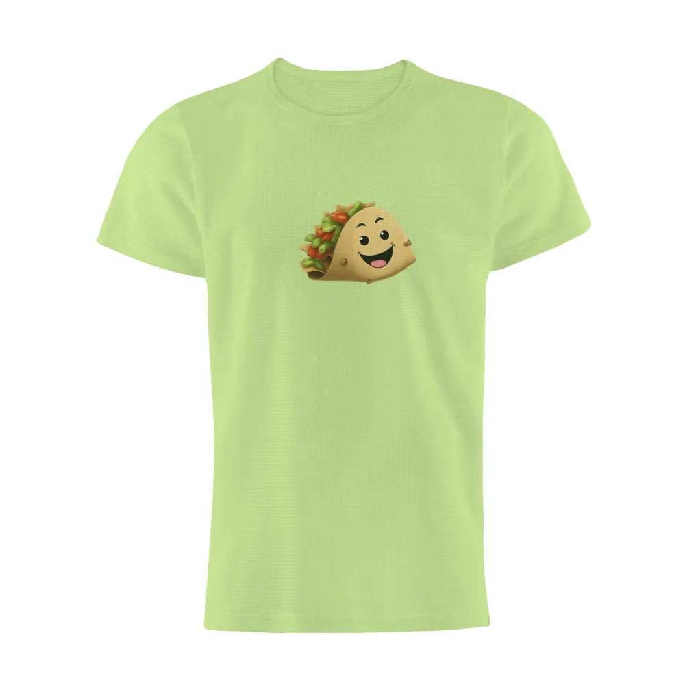 TShirt Design: Cheerful Taco Spreading Joy|taco tuesday shirt target