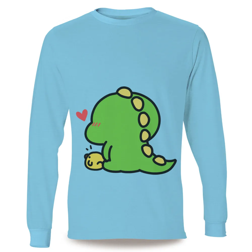 T-Shirt Printing: Adorable Dino - Whimsical Joy and Exploration|roblox cute black t shirt