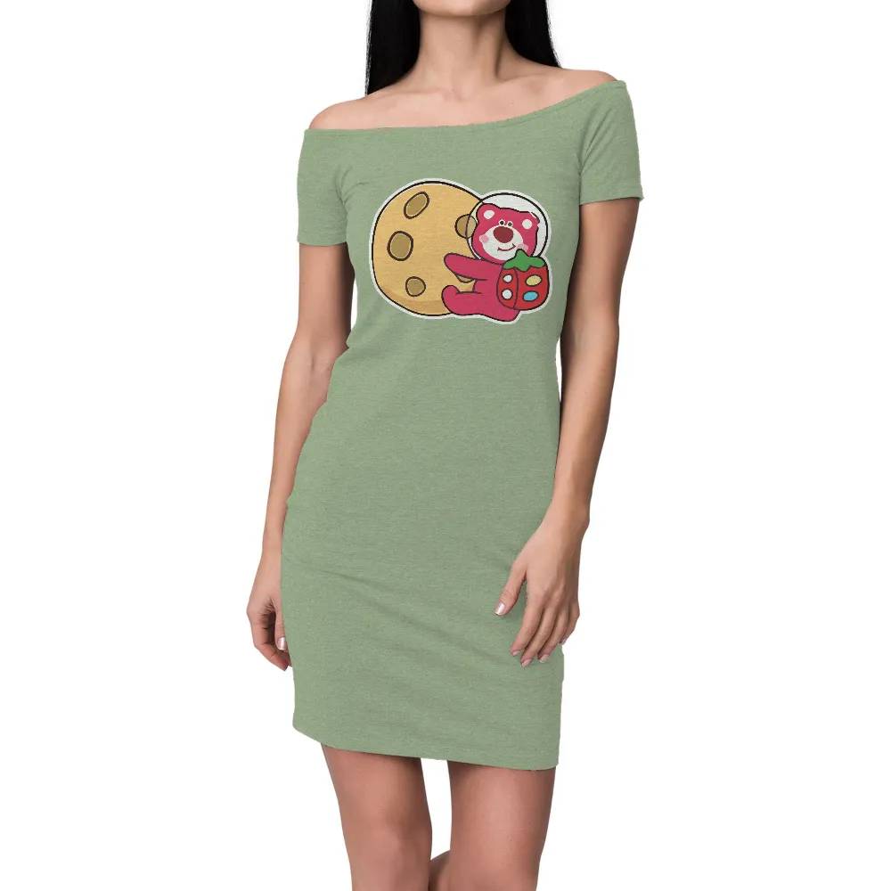 T-Shirts Pattern: Berry the Astronaut's Cosmic Cookie Adventure|pink space jam t shirt