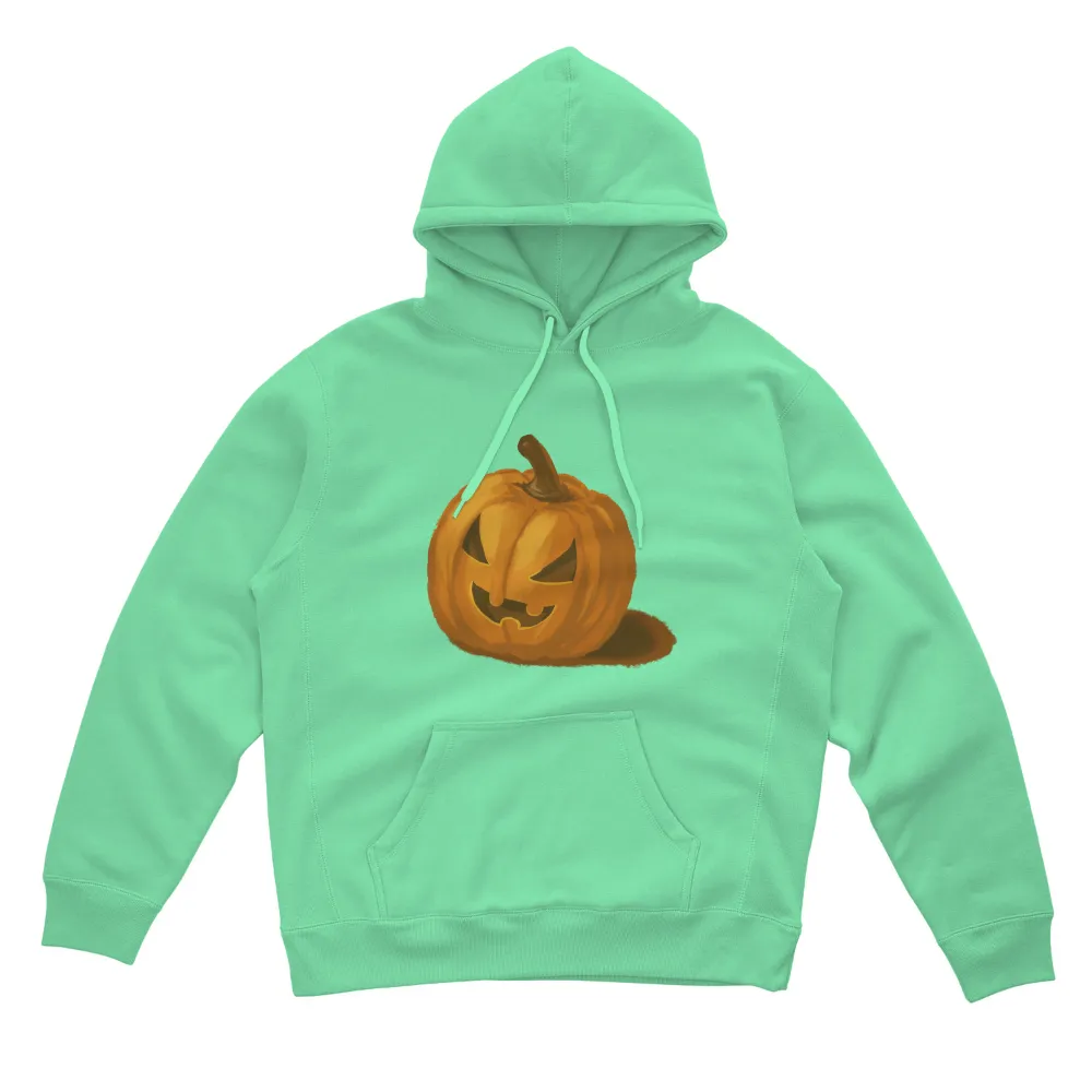 T-Shirts Custom: Spooky Pumpkin Glow - Halloween T-Shirt Design|vlone pumpkin shirt