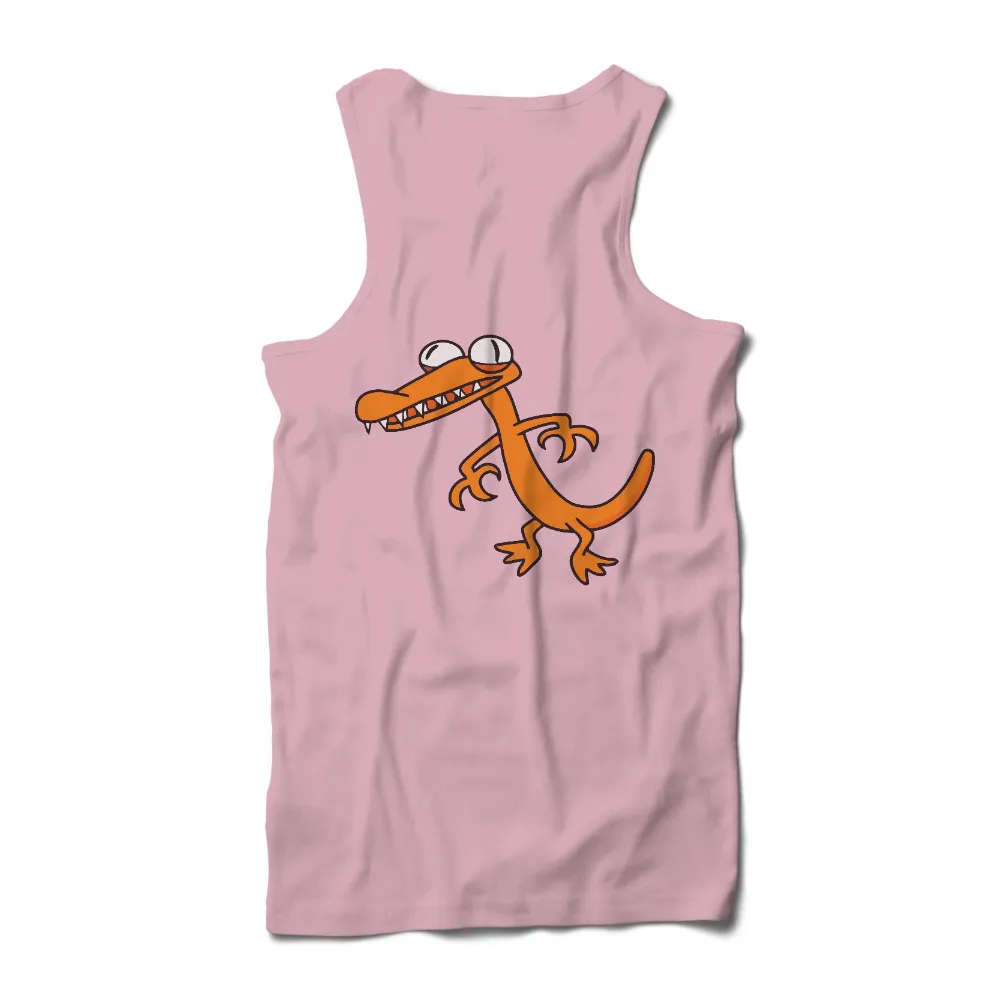 Tee Shirts Printed: Zippy the Orange Lizard - Whimsical Adventure|roblox t shirt stranger things