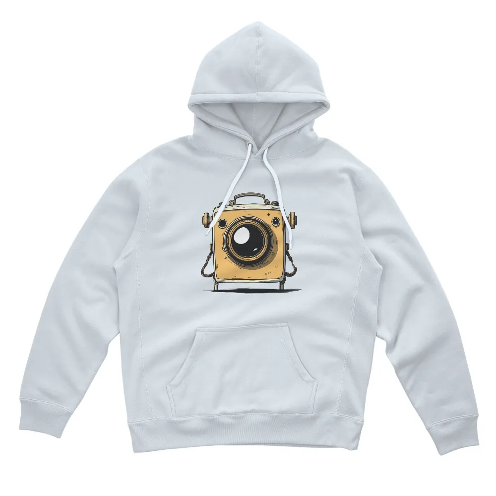 Customized Tee Shirts: Capture Memories with Vintage Camera Design|casual vintage sun moon t shirt