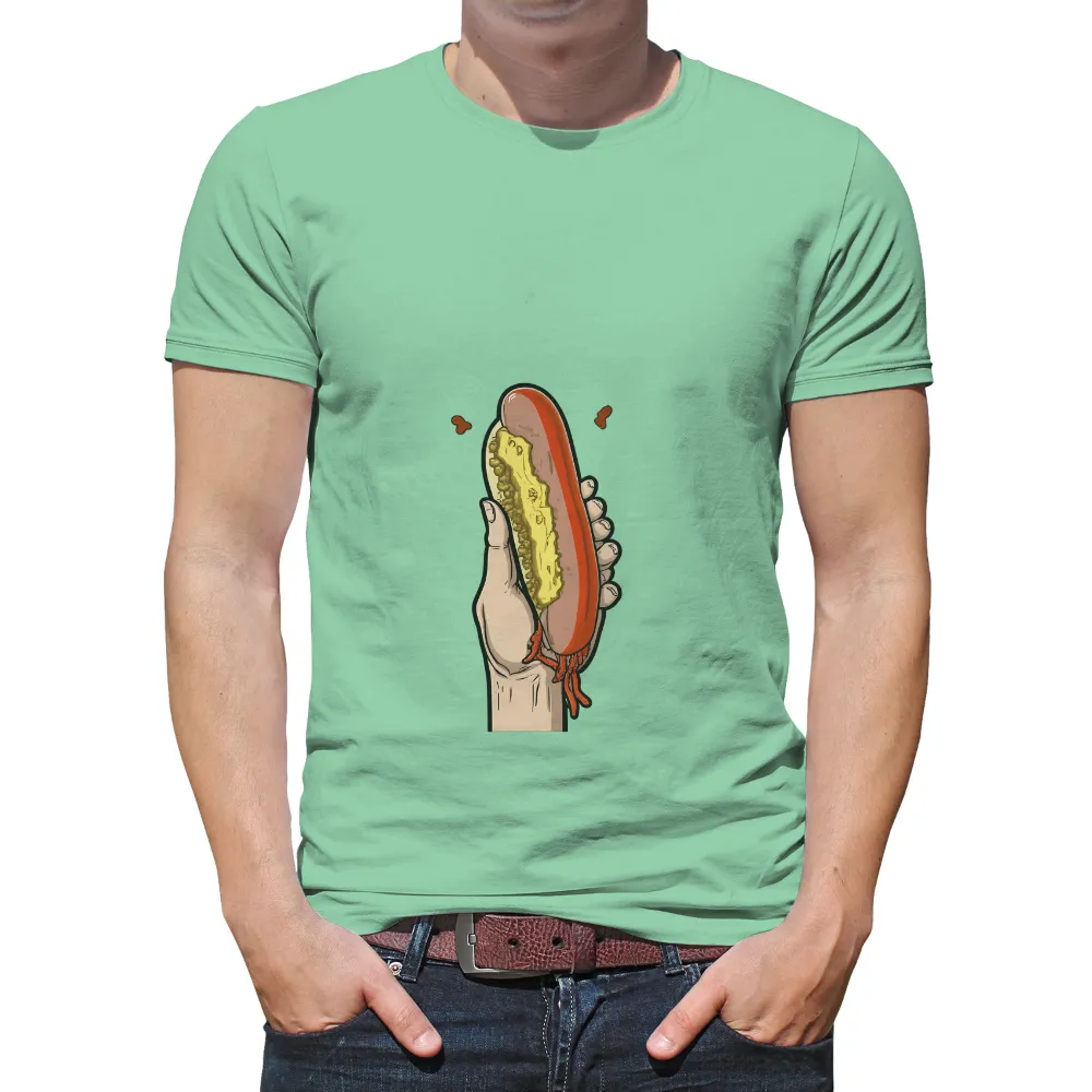 Classic Hot Dog Design: A Nostalgic Tribute to American Street Food|baseball shirt pattern free