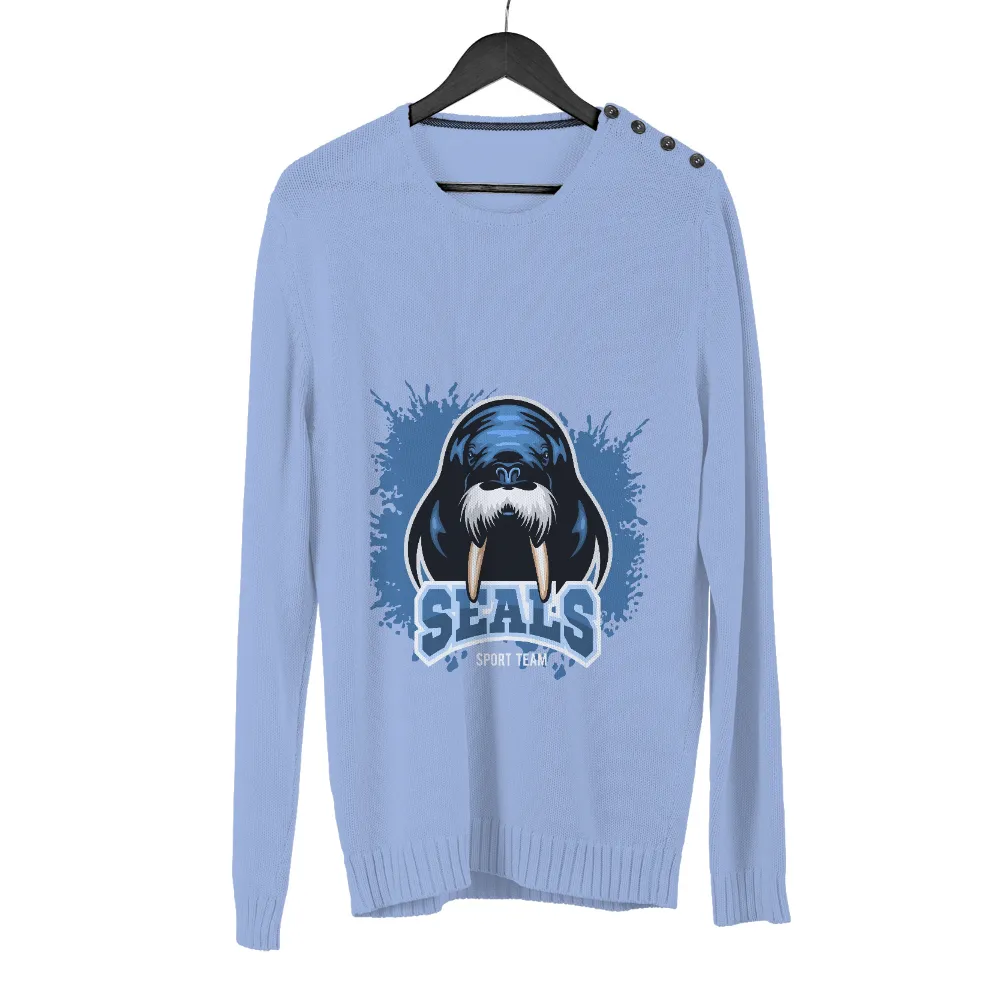 TShirt Design: Walrus Mascot for Seals Sports Team|jacob degrom blue jersey