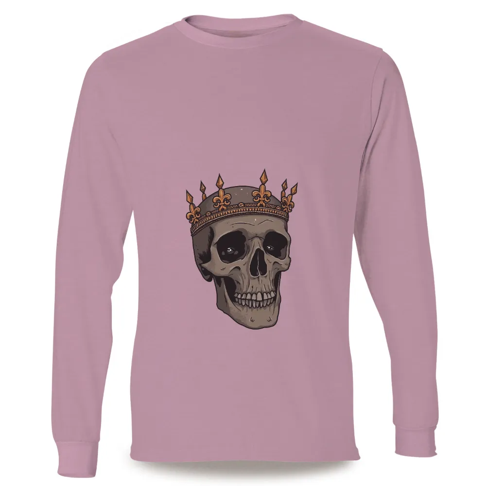 Customized Tee Shirts: Eternal Sovereign - Skull Crown Design|goku power mode t shirt