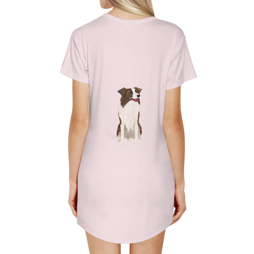 TShirt Printing: Max the Border Collie - Loyalty and Companionship|loyalty over money shirt