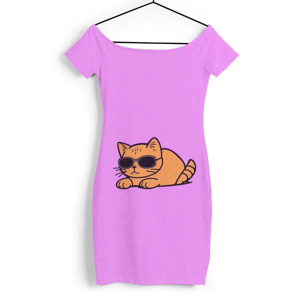 T-Shirt Printing: Cool Cat in Sunglasses - Urban Life Theme|darnell mooney jersey orange