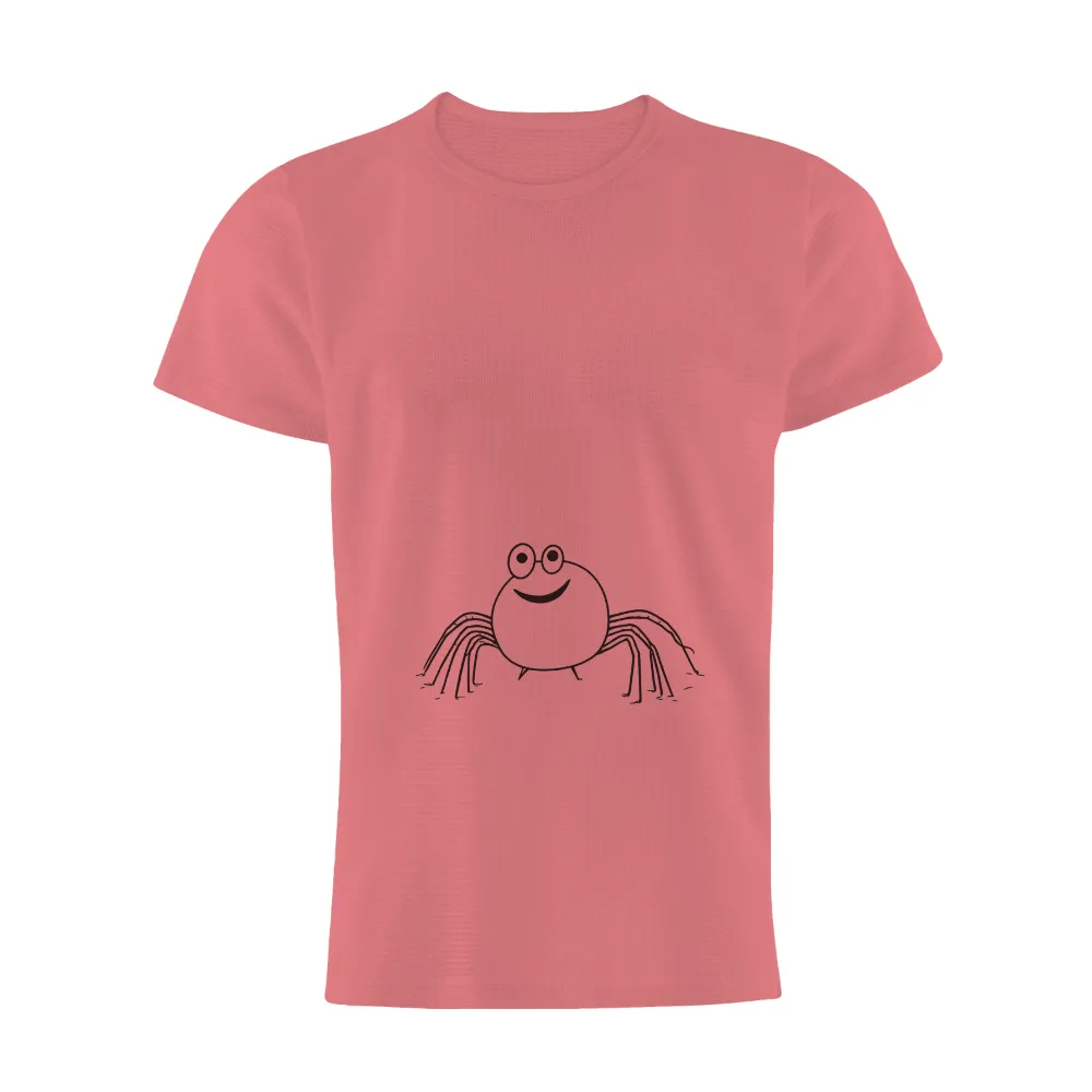 T-Shirts Custom: Wilbur the Spider with Glasses - Adventure and Whimsy|cute valentines shirts for women