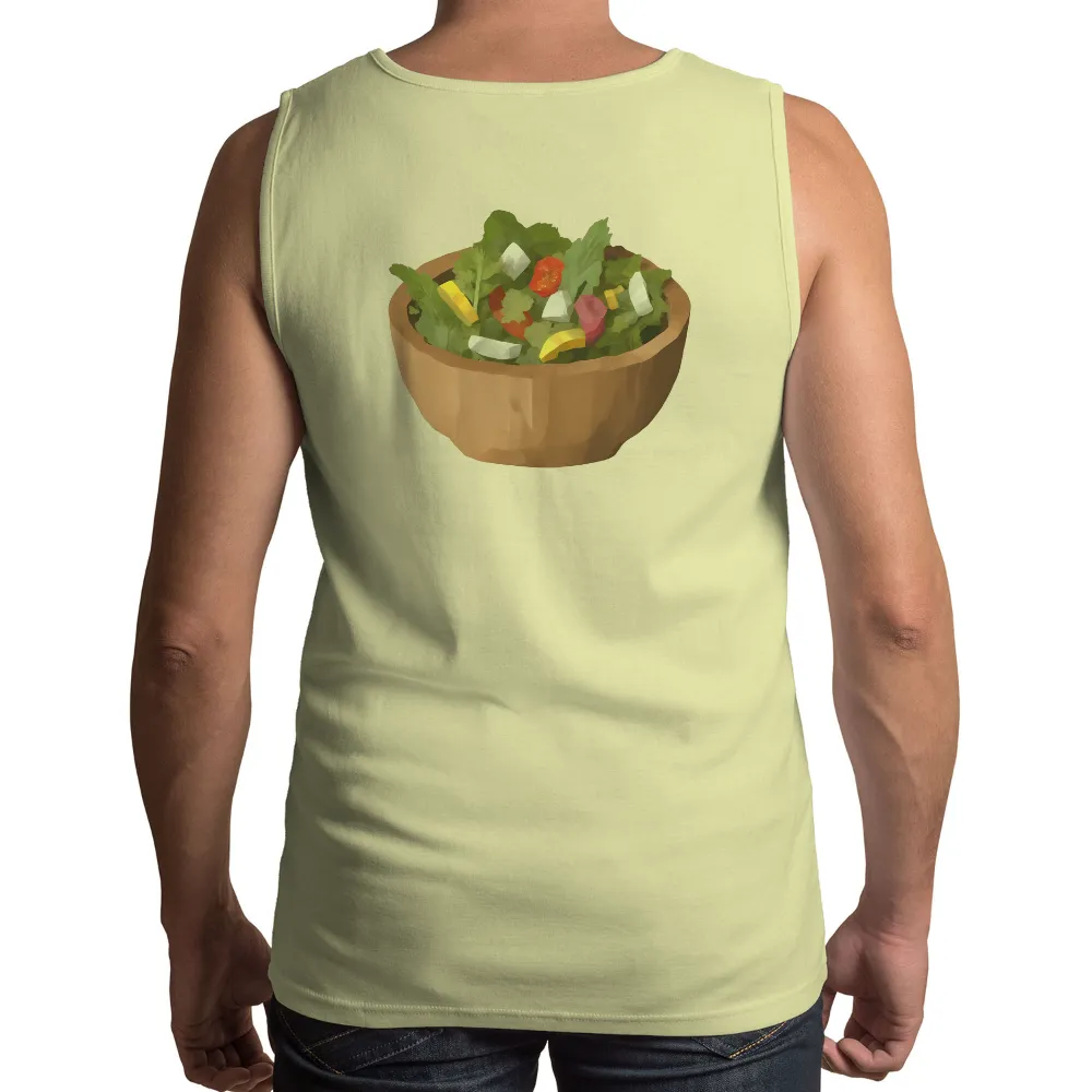 Custom Tee Shirts: Vibrant Salad - Fresh Produce Art|women artist shirt