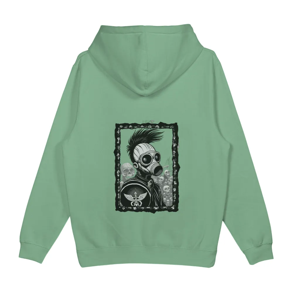 TShirt Printing: Gas Mask Rebel - Artistic Design with Skulls|playboy memories camp shirt