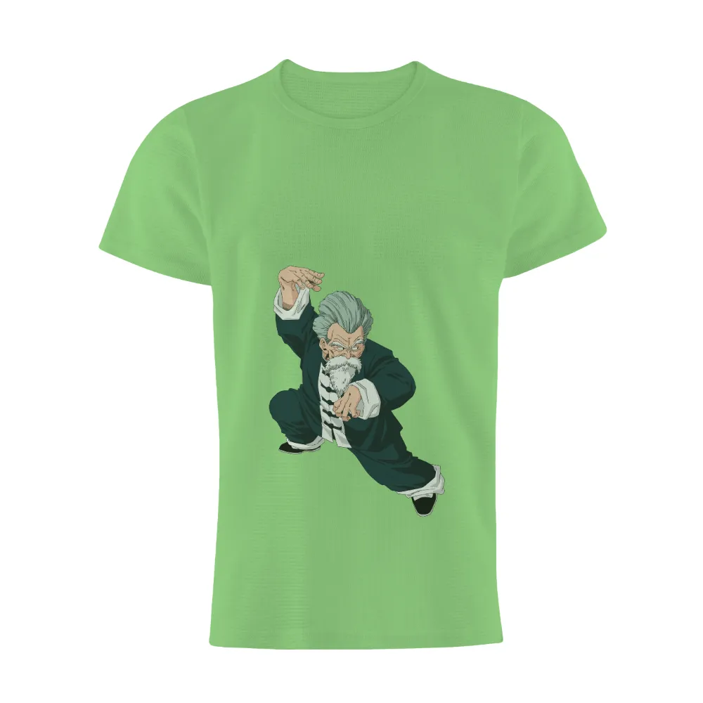 Shirts Graphic Tees: Sensei Wu - Martial Arts Wisdom|blue shirt cartoon character