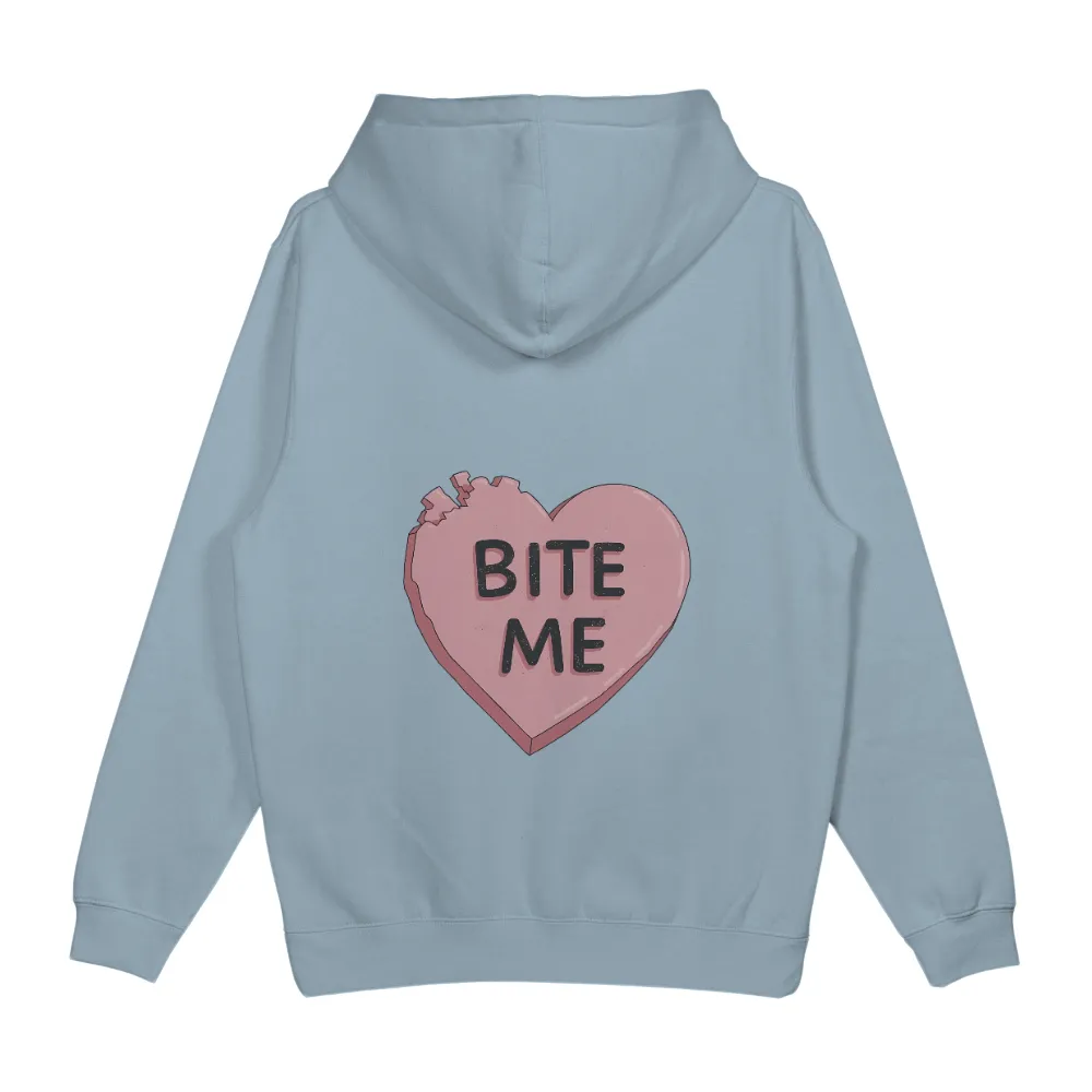 Shirts Graphic Tees: Bite Me Heart Candy - Funny & Quotes|white shirt valentines day