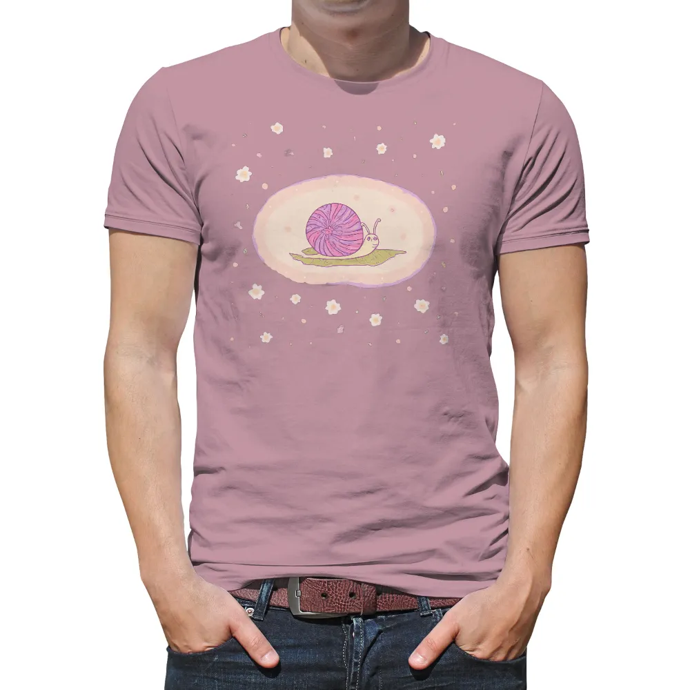 Custom Tee Shirts: Dreamy Snail Under the Starry Sky|dallas stars elite