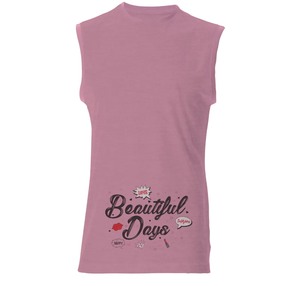 Shirts Graphic Tees: Beautiful Days with Magic Lipstick|happy holi family t shirt