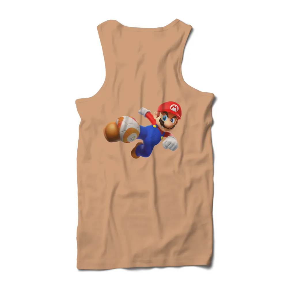 T-Shirts Design: Mario's Soccer Adventure|john cena super mario bros 3 shirt