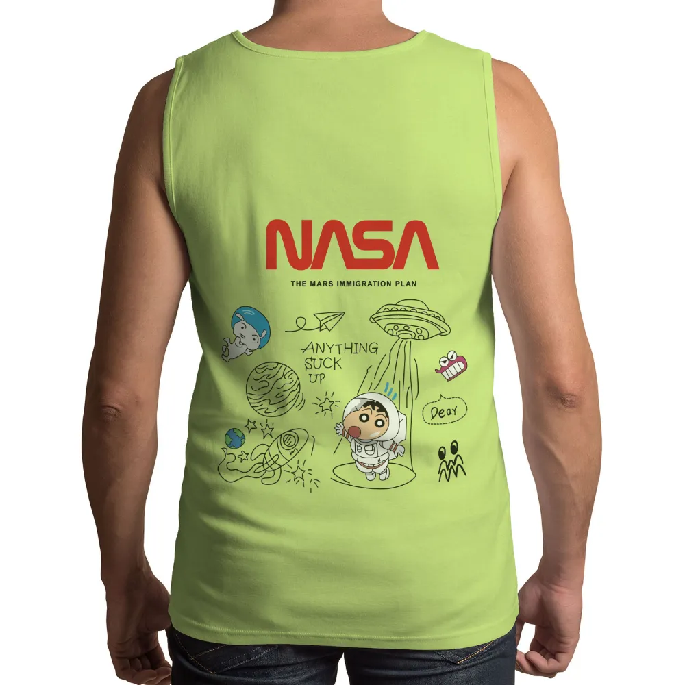 Tee Shirt Printing: Max's Space Adventure with NASA's Human Exploration Plan|90s nickelodeon cartoon shirt