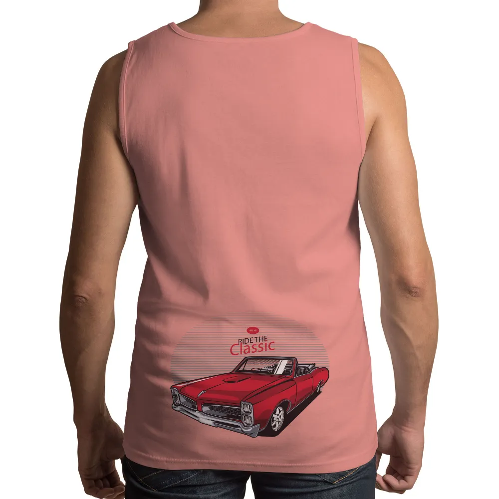 Graphic Tees: Ride the Classic Muscle Car - Vintage & Retro Design|steph curry jersey blue and red