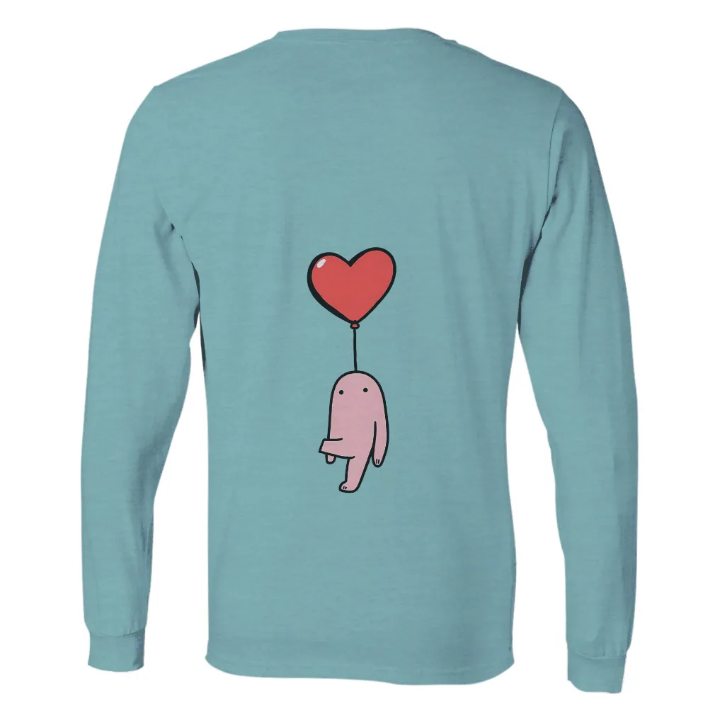 T-Shirts Design: Embrace Love with Emo and Heart Balloon|roblox t shirt i love my mom