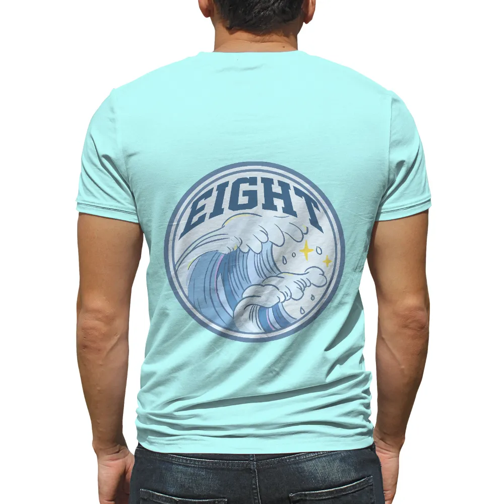 TShirt Printing: Catch the Eighth Wave with The Eight's Logo|sunlight magic print shirt