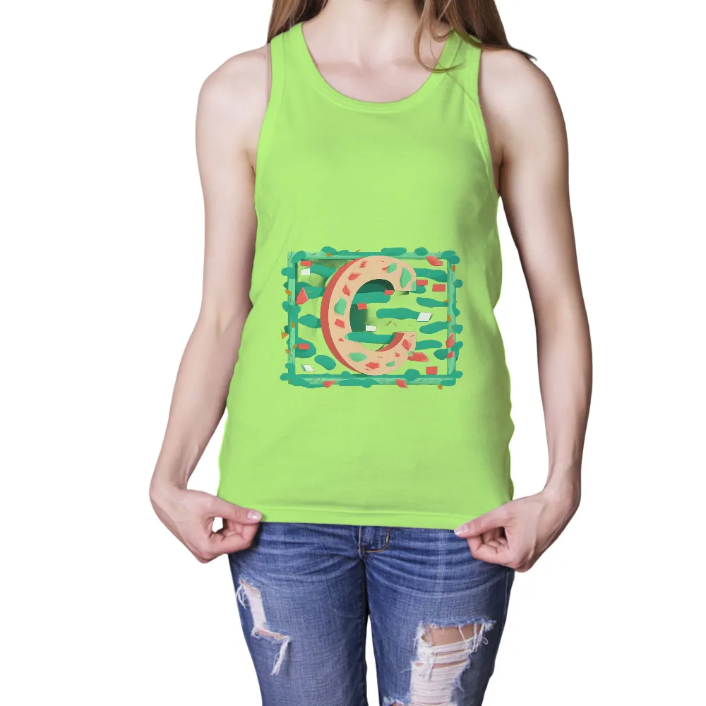 Whimsical Letter C Design: A Nostalgic and Playful Fashion Statement|biggie smalls vintage