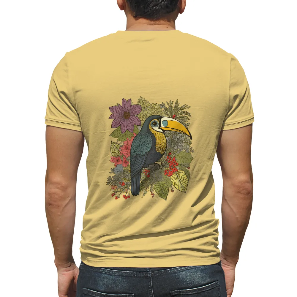 Custom T-Shirt Printing: Tropical Toucan in Exotic Rainforest|welcome to the jungle bengals jacket