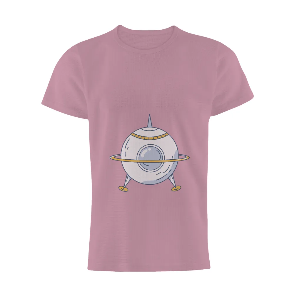 Retro-Futuristic Spaceship T-Shirt Printing - Explore the Unknown|retro nba player t shirts