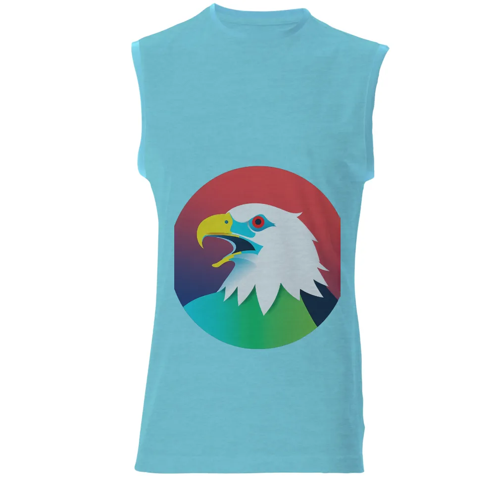 Vibrant Graphic Designs Featuring an Eagle: Embodying Strength and Freedom|gay pride striped shirt