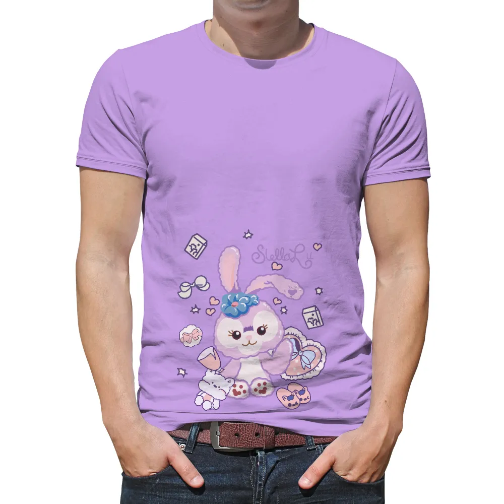 TShirt Printing: Stella the Bunny - Whimsical Charm|zumiez i love hot moms shirt