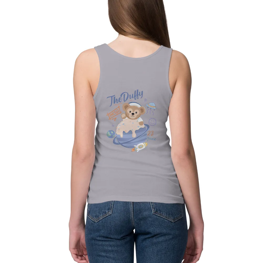 The Duffy: A Whimsical Space Adventure T-Shirt Pattern|space jam 2 birthday shirts