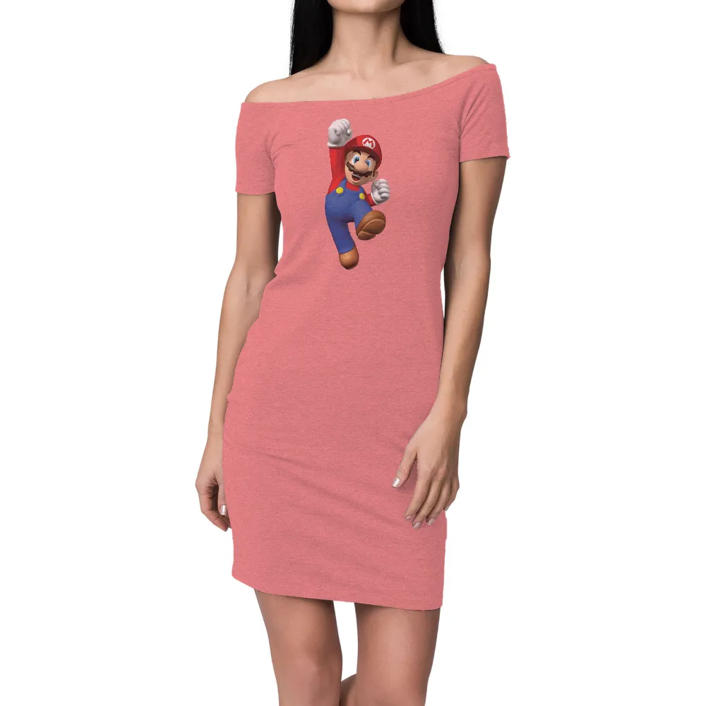 Custom Tee Shirts: Celebrate Mario's Adventure with Vibrant Colors and Dynamic Pose|harbaugh is my hero shirt