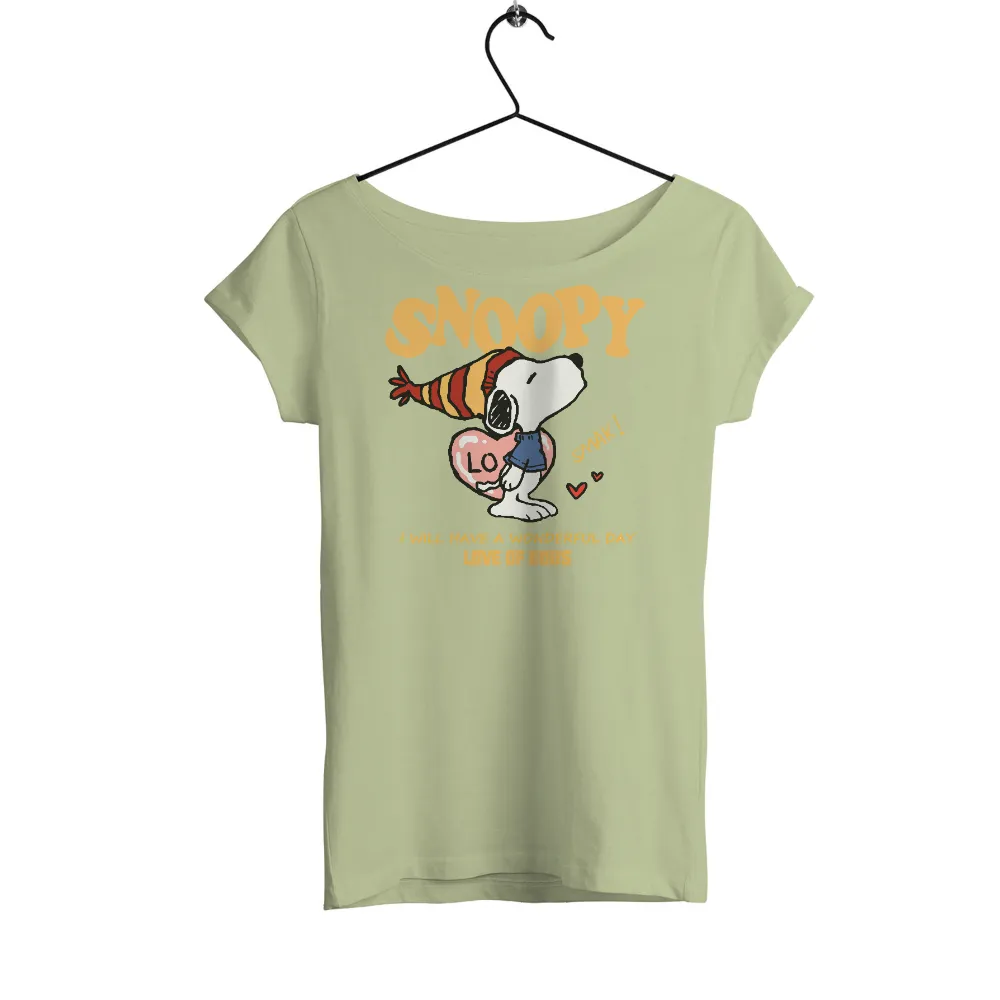 Shirts Graphic Tees: Snoopy's Love of Dogs - Spread Joy and Positivity|i love t shirt roblox