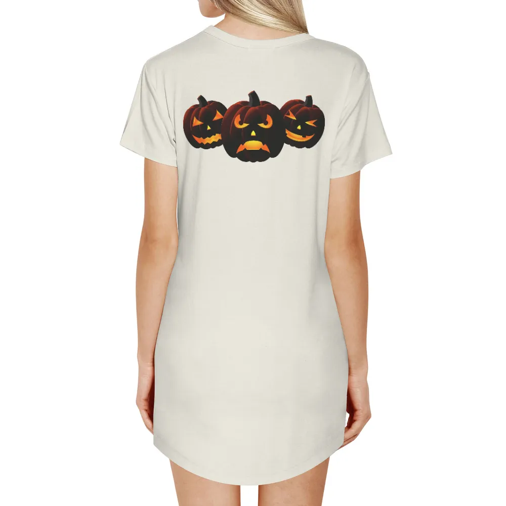 Shirts Graphic Tees: Halloween Pumpkins Light Up the Night|halloween 2022 shirts