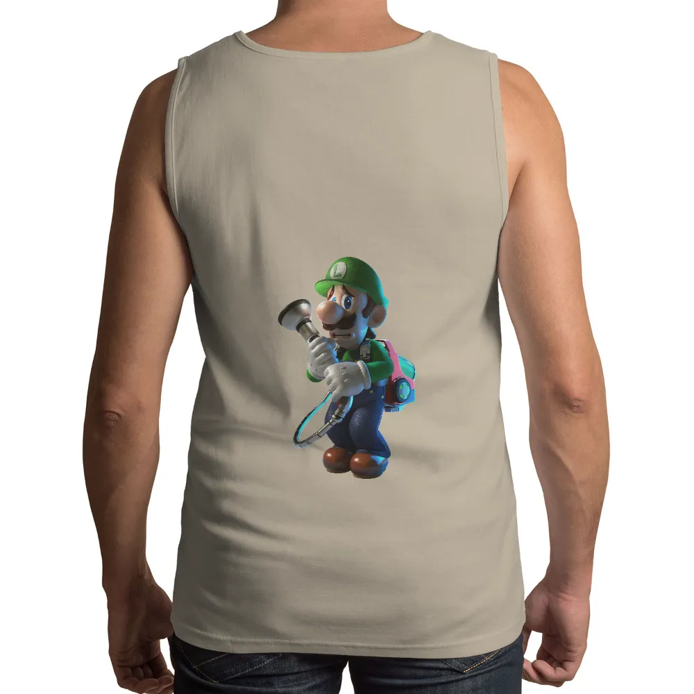 Shirts Graphic Tees: Luigi's Ghostly Adventure|mario luigi shirt