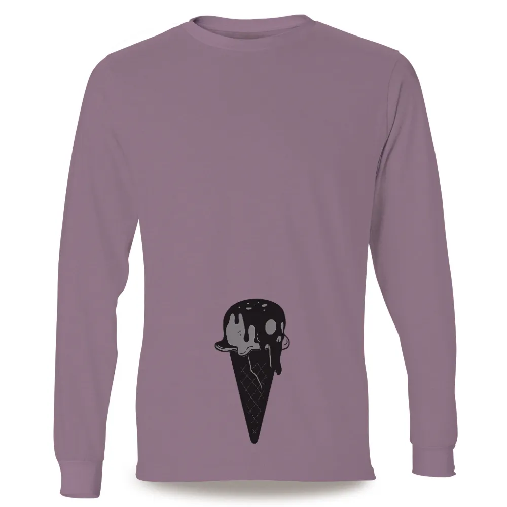 T-Shirts Custom: Melty Ice Cream Cone - Artistic Emotions|sad roblox t shirt