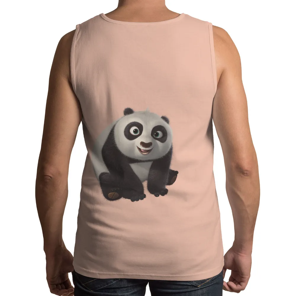 T-Shirts Pattern: Po from Kung Fu Panda - Determination and Joy|simple design for t shirt printing