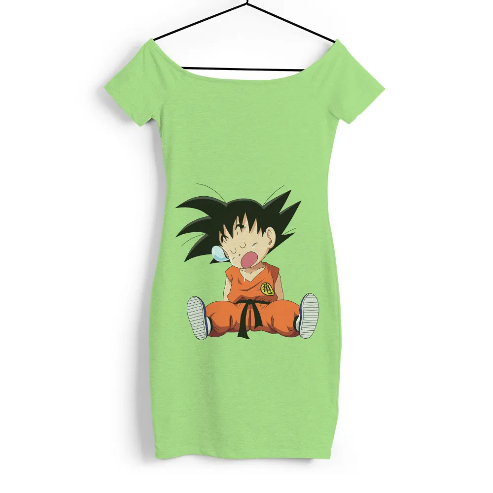 T-Shirts Custom: Goku's Playful Moment - Anime, Martial Arts, Bubble Gum Fun|dragon ball super sweatpants