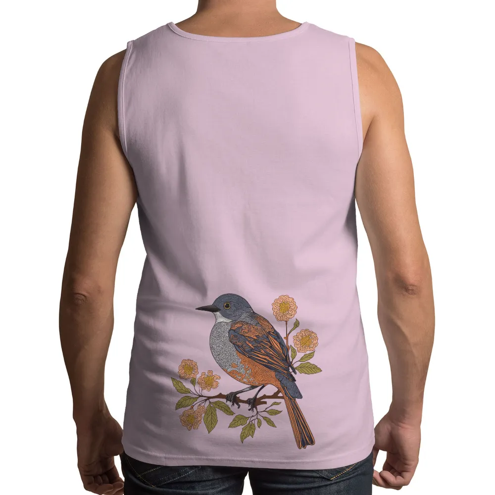 Tee Shirt Printing: Bird of Tranquility - Artistic Nature Design|the original angry bird donald duck shirt