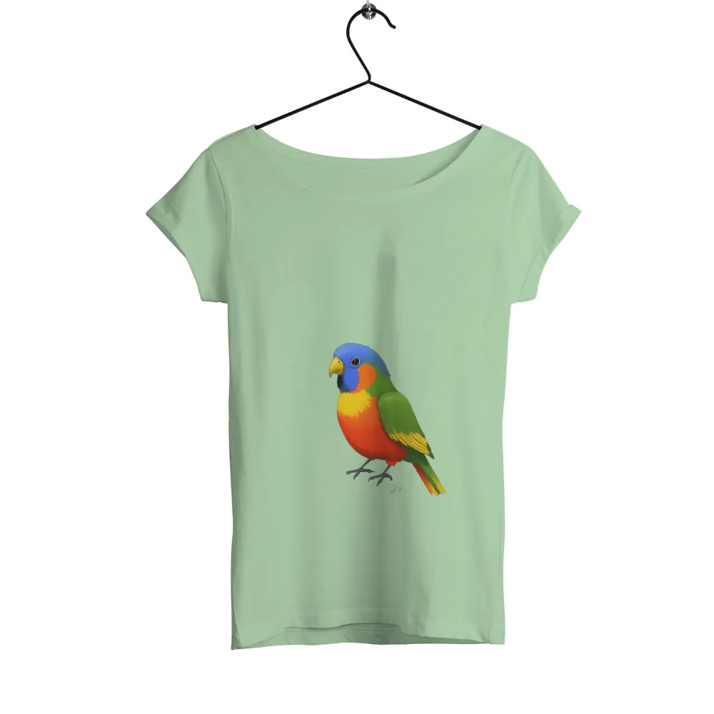 Custom Tee Shirts: Rainbow Lorikeet - Nature's Vibrant Beauty|t shirt design online sell