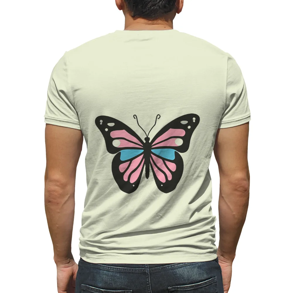 Transgender Pride Butterfly Graphic Tees|cheap 90s graphic tees