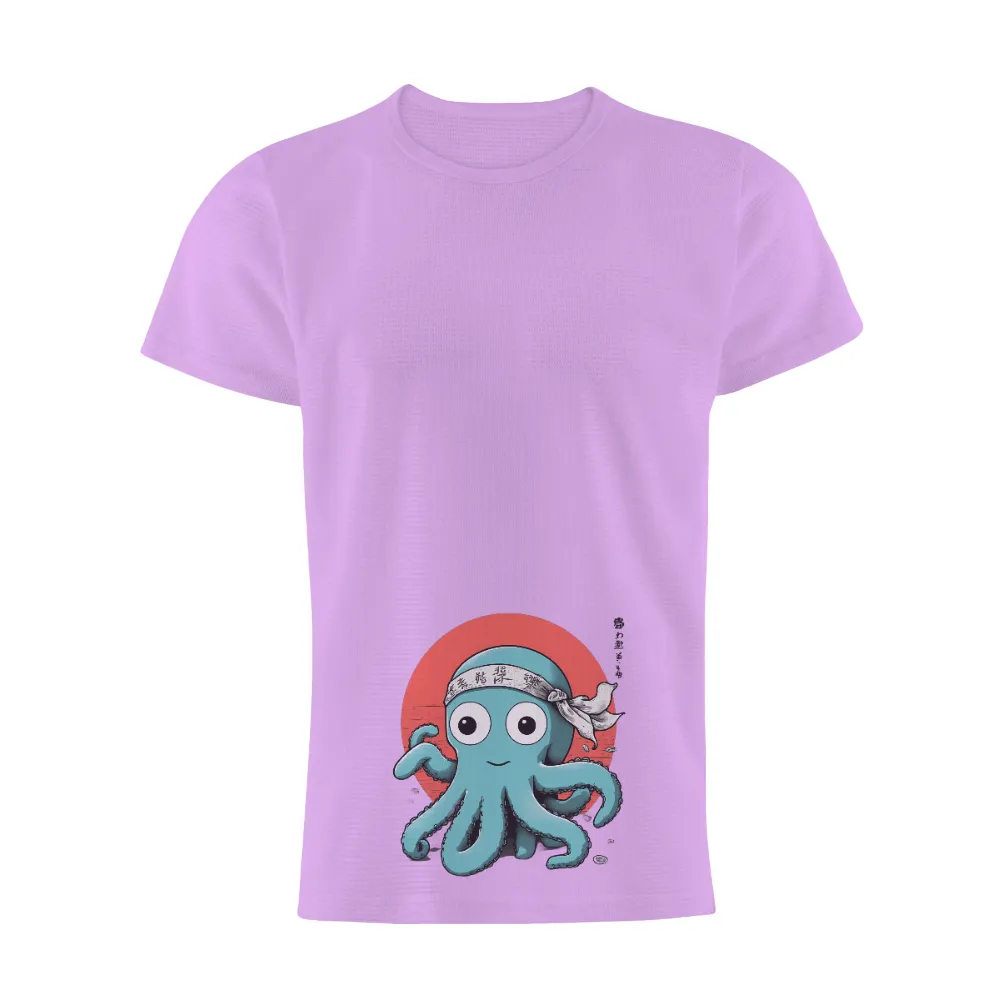 Tee Shirts Printed: Resilient Octopus with Headband - Artistic Design|hope graffiti