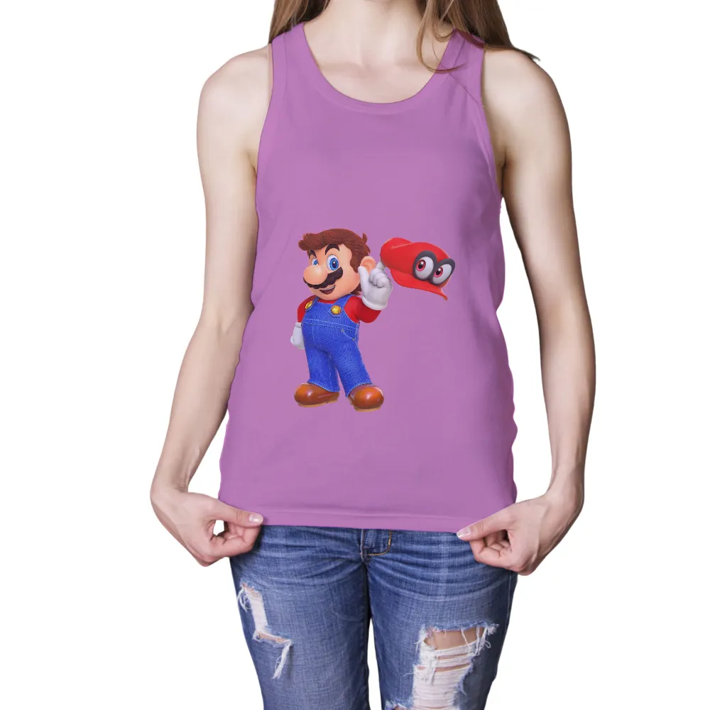 TShirt Design: Mario and Cappy Adventure|you only got video game t shirt