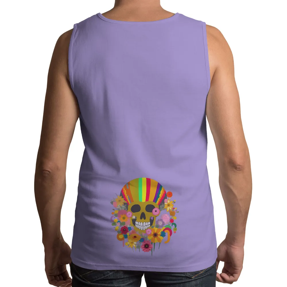 Rainbow Skull T-Shirts Design: A Fusion of Life and Emotions|rainbow mickey t shirt