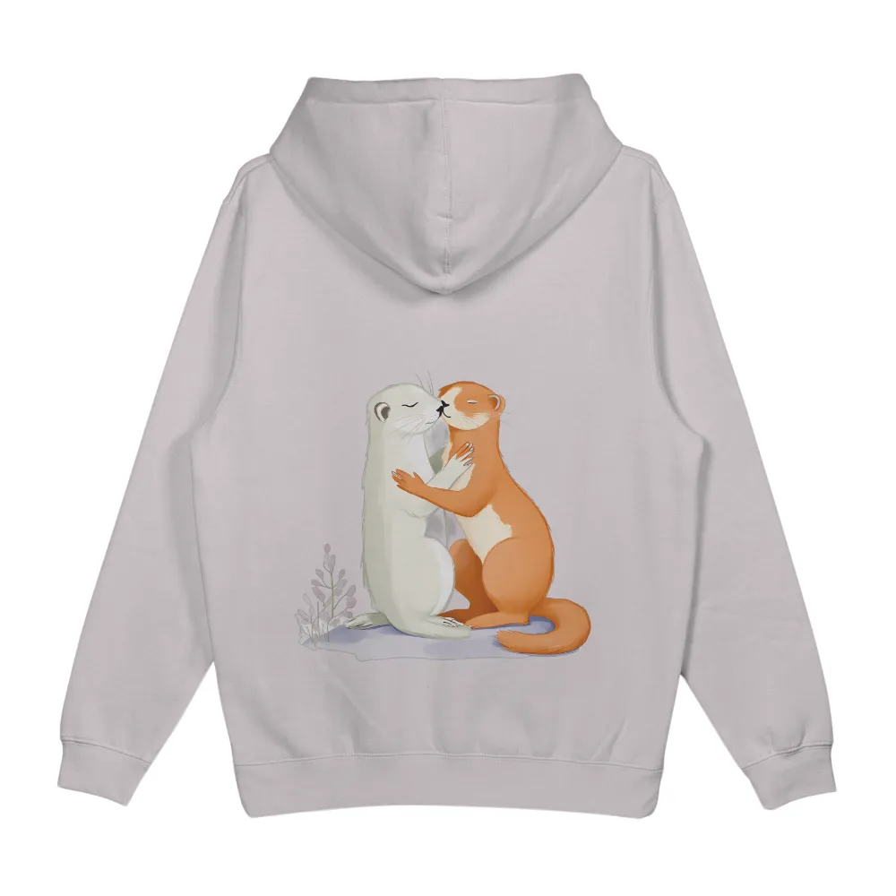 Custom T-Shirt Printing: Embrace the Warmth of Friendship with Otters|i love hazel mae shirt