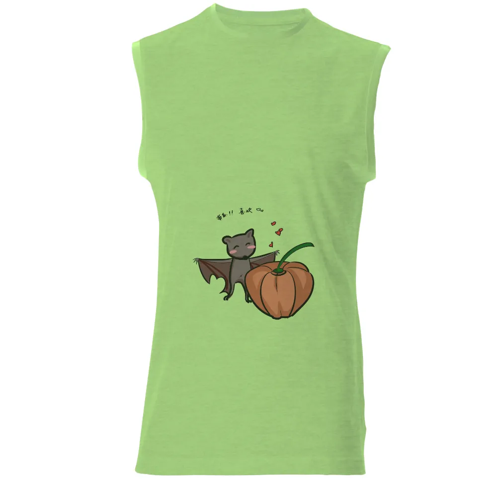 Customized Tee Shirts: Bat and Pumpkin Halloween Magic|bellelement halloween shirts