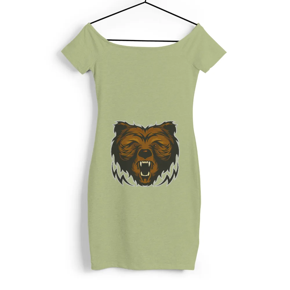 Graphic Tees: Unleash Your Wild Spirit with the Powerful Bear Design|free white shirt roblox